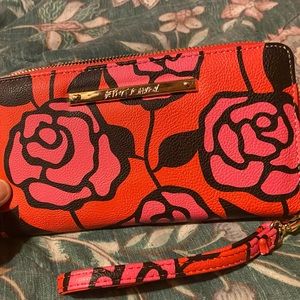 Betsy Johnson clutch wallet